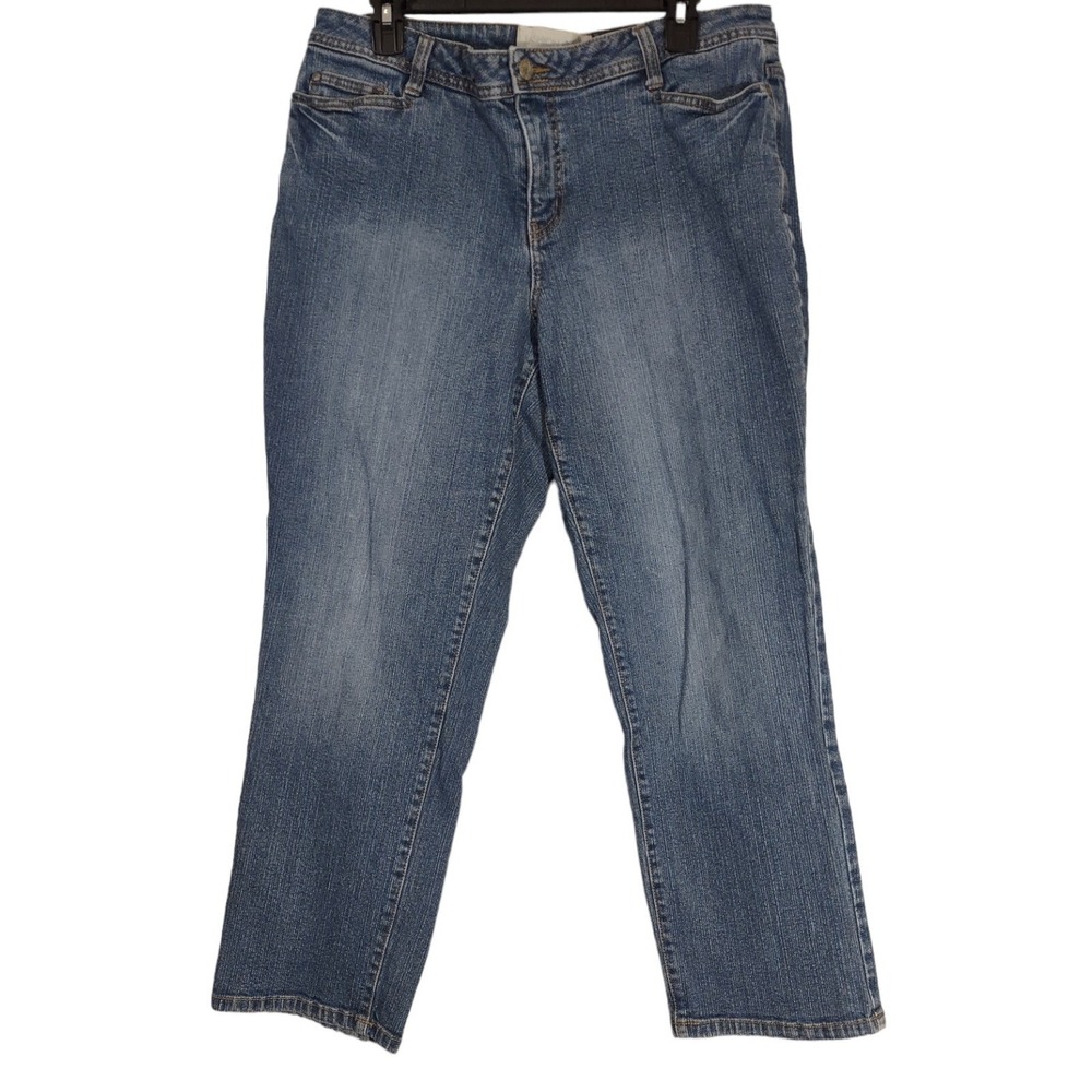 Fashion Bug‎ Jeans 16WP Women Y2K Retro Norm Core Blue Straight Leg Petite Plus